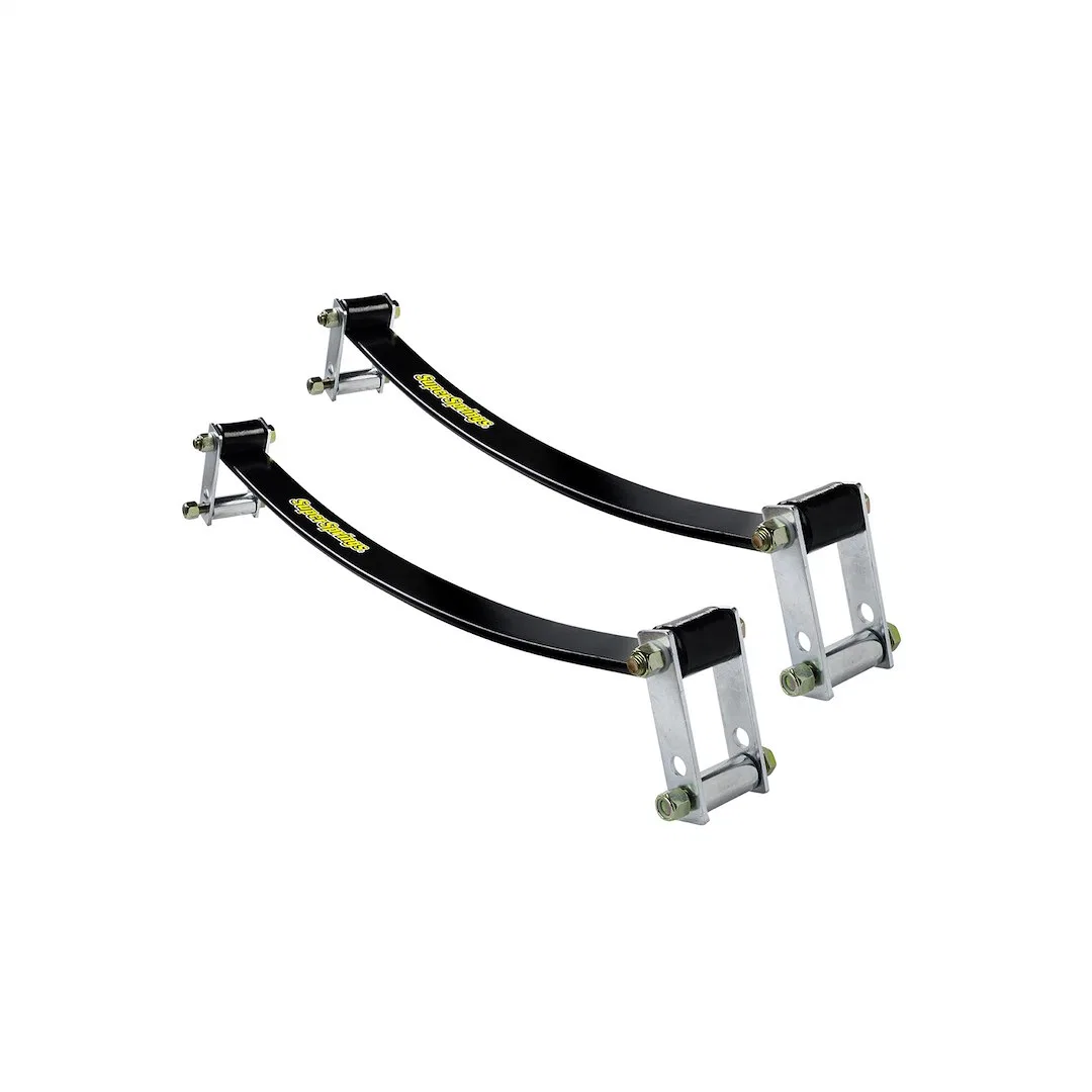 SSA22 – SUPERSPRINGS Helper Spring Kit, Leaf Spring Design Rear Upper 3 Inch Width 2500 Pound Load Capacity Per Set (...